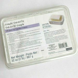 White glycerin soap, Melt & Pour, 2 lb